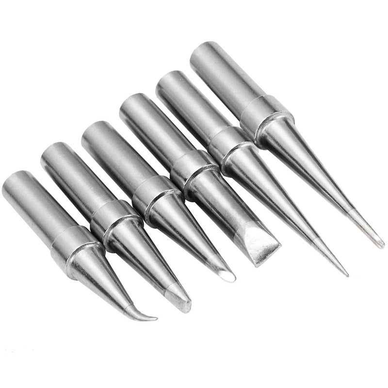SolderFun ET Soldering Tips for Weller WES51ï¼ŒWESD51ï¼ŒWE1010NAï¼ŒWCC100ï¼ŒPES51ï¼ŒEC1201Aï¼ŒEC2000.ï¼ˆ6 Pcs Set ETB ETD ETK ETS ETBB ETBR02ï¼‰ - Image 1